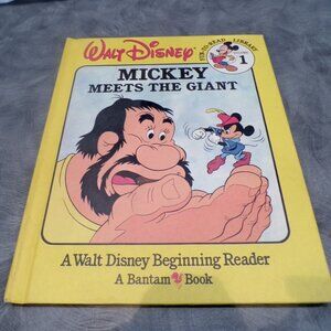 Mickey Meets the Giant Hardcover Walt Disney Productions Staff